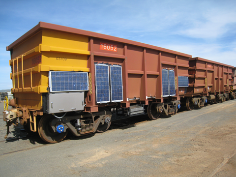 Измерительный вагон для перевозки железной руды